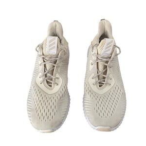 Adidas Women's Alphabounce EM Running Shoe White/Grey‎ BW1196 US 10